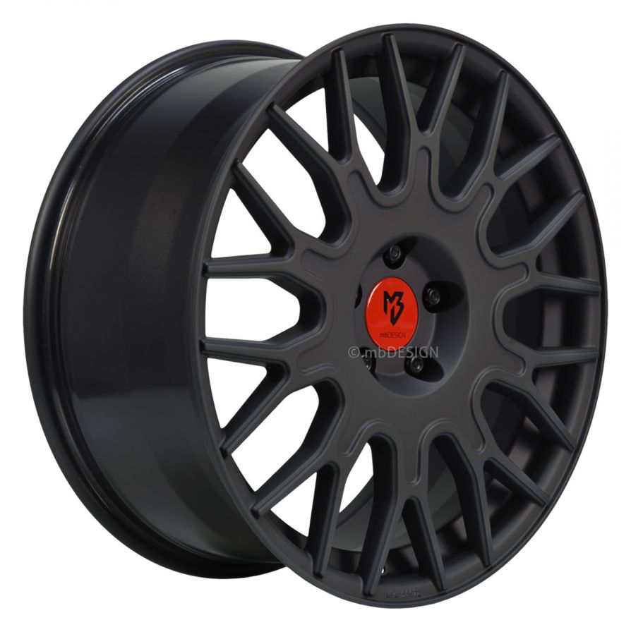 mbDESIGN<br>LV2 - Schwarz stumpfmatt (20x8.5)